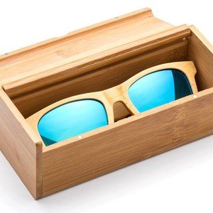 Bamboo Keepsake Box -Jewelry Organizer, Storage, Glasses Case